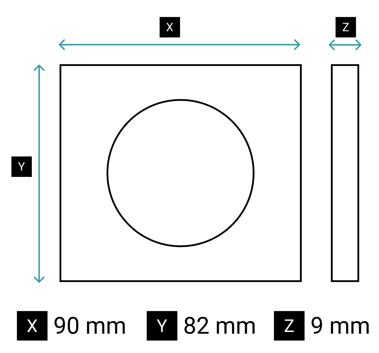 размер розетки celiane