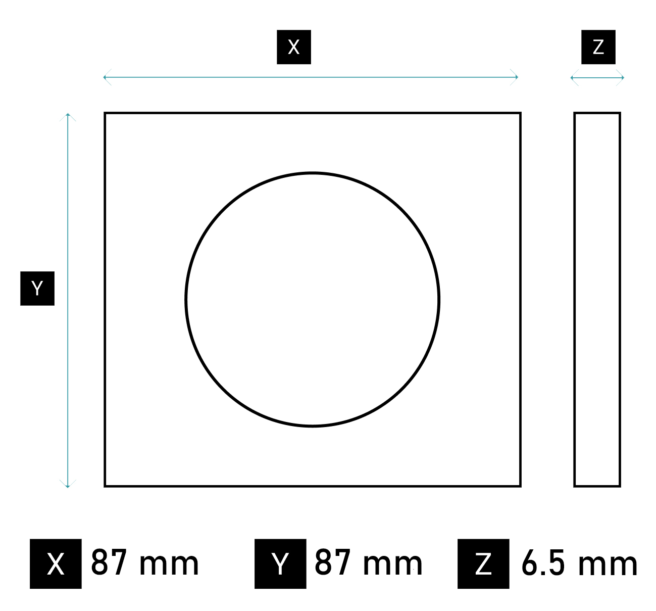размер розетки легранд