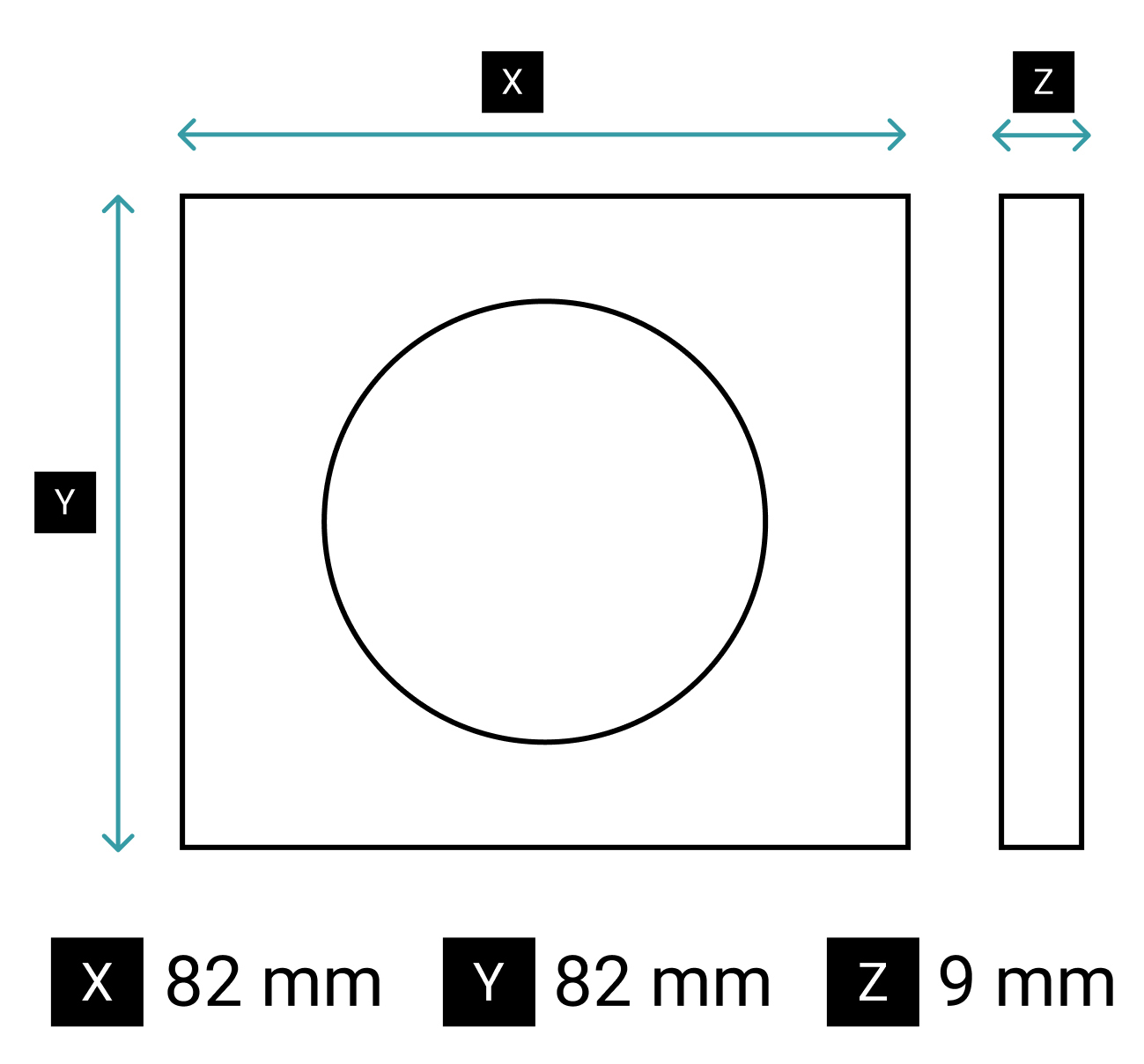 размер розетки шнейдер